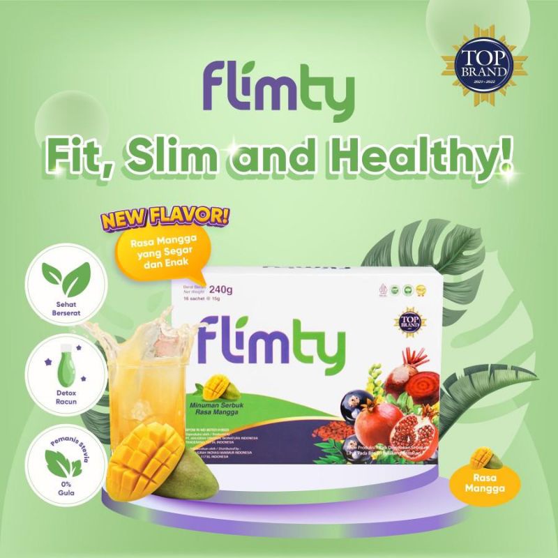 

flimty, minuman fit, slim and healthy