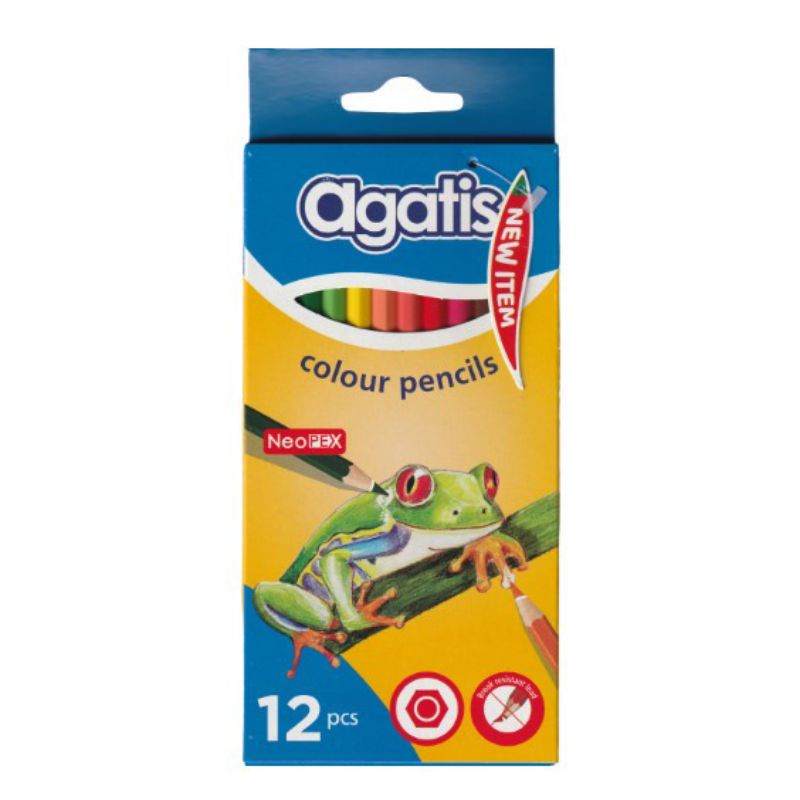 

AGATIS Pensil Warna NeoPeX Hexagonal Shape - 12 colours
