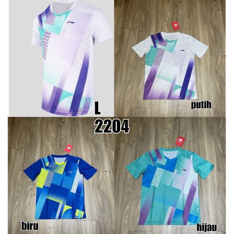 baju bulutangkis Lining L620 / kaos badminton pria import