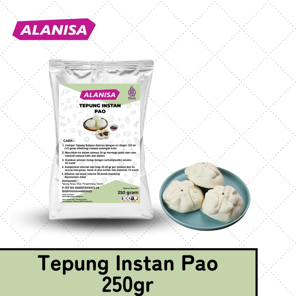 

Tepung Instan Pao 250gr