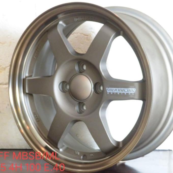 VELG BARU JF LUXURY MODEL TE37 TE 37 GRAY RING 15 DOUBLE PCD
