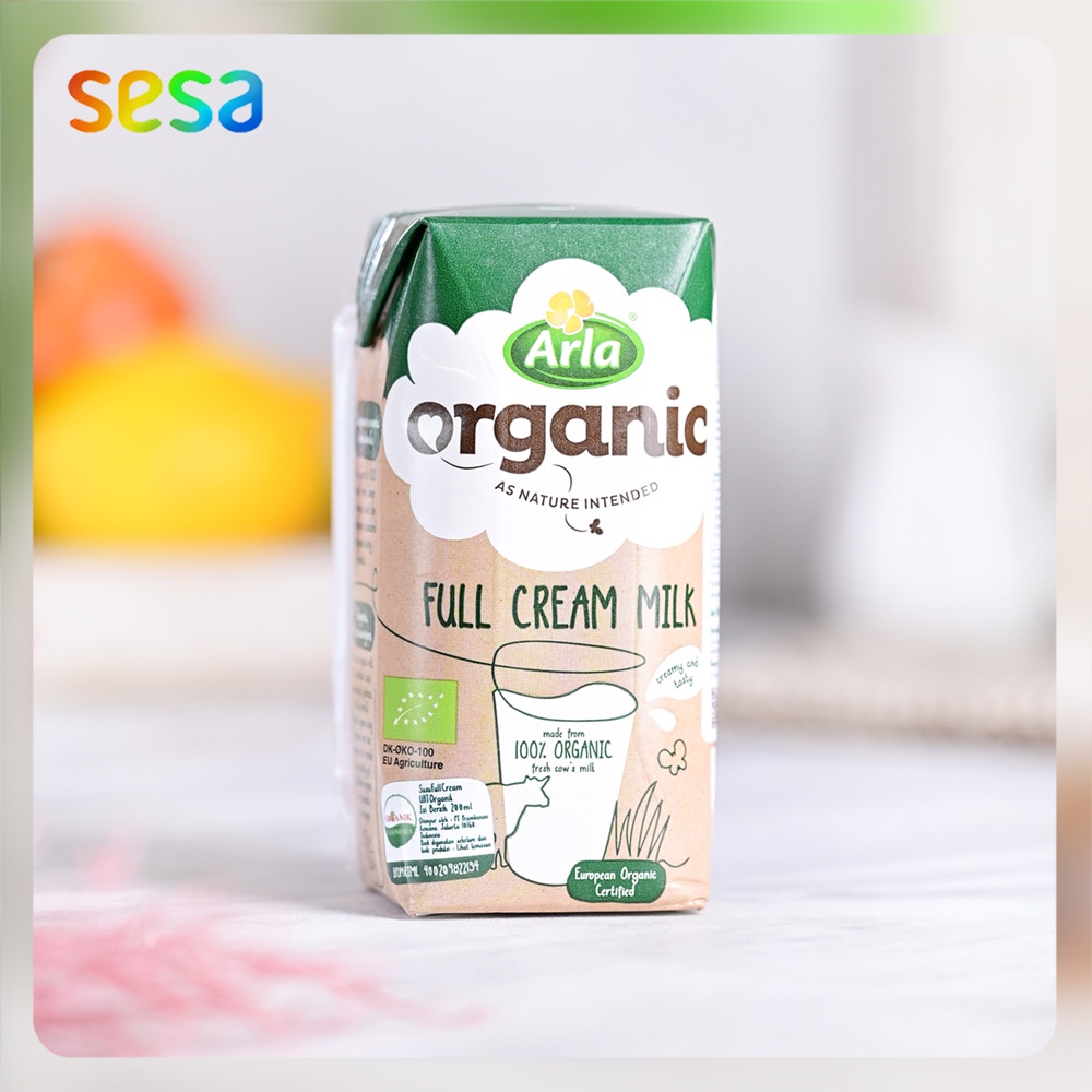 

ARLA Organic Full Cream Milk UHT 200ml - Susu Organik UHT Segar