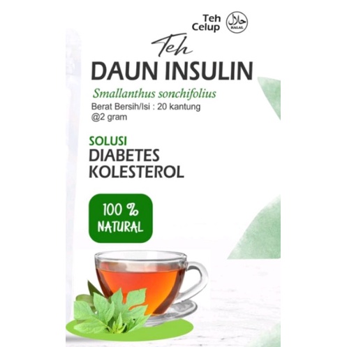 

Teh herbal daun insulin tipe celup untuk penderita Diabetes