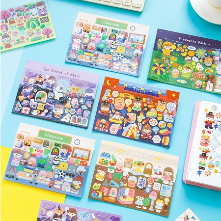 

HI467 Stiker Tema Sekolah Festival Lucu Untuk Dekorasi Diary Jurnal