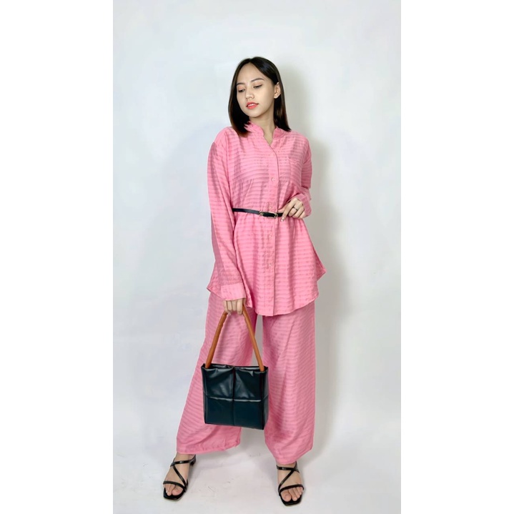 BEFAST - ZRX OOTD WANITA SETELAN MANDA / SET SYAKILA IMPORT / Fashion Kekinian Remaja ABG / Outfit Daily Wanita Hijab Trendy / Setelan Polos / Terlaris / Oneset Import Keluaran Terbaru / Pakaian Wanita Casual / Set Atasan Lengan Panjang+Celana Panjang