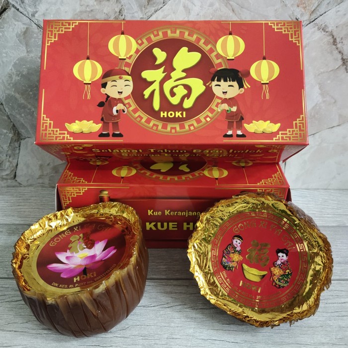 

Kue Keranjang Hoki Premium _ Ketan Thailand Super / Monas Golden - Dus Double