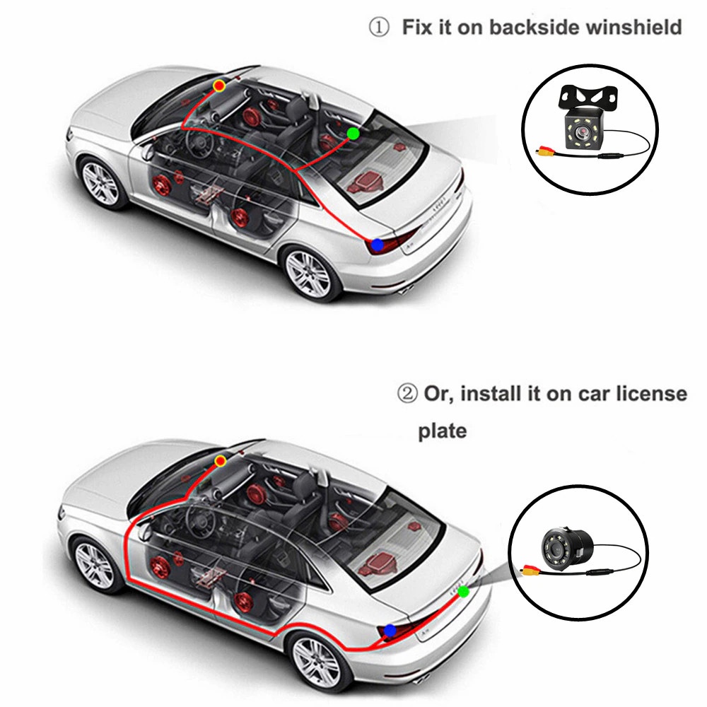 Kamera Belakang Mobil Car Rear View Parking Camera Kamera Parkir Mobil HD Anti Air Original Camera Belakang Mobil Parkir Mundur Waterproof Perlengkapan Mobil Kamera Belakang Jernih HD