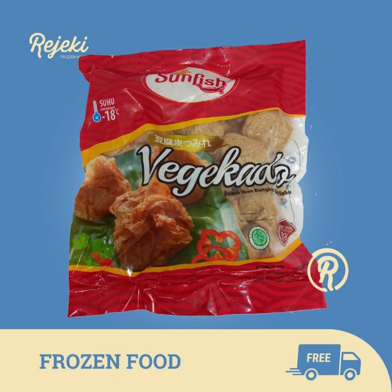 

Sunfish Vegekado Bakso Ikan Kulit Tahu 500g - Rejeki Frozen Mart