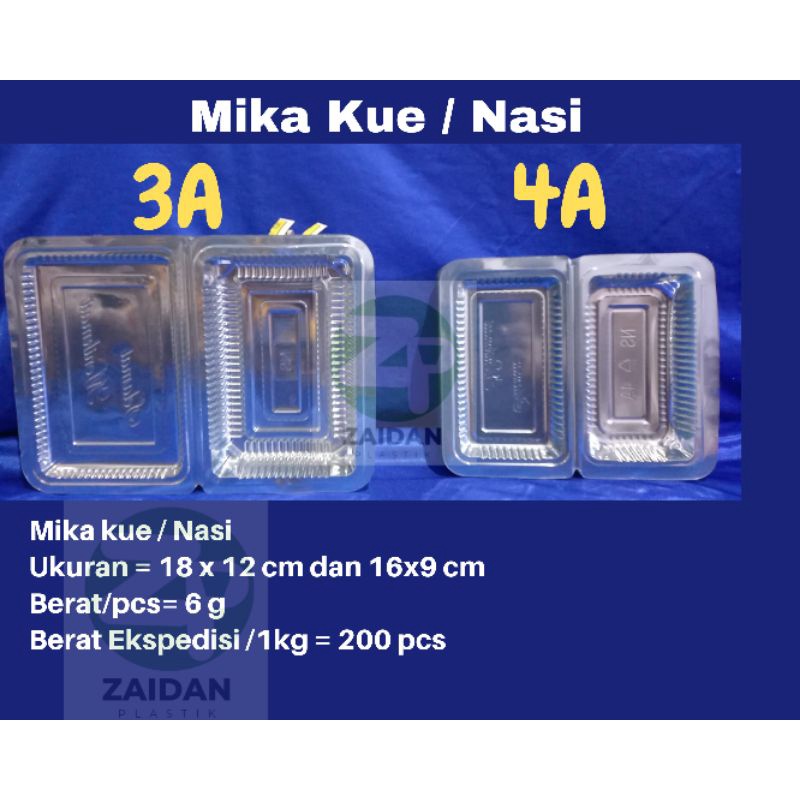 Mika untuk Kue 1 pack 100 pcs | mika nasi | mika kue basah nasi kuning tersedia berbagai ukuran mula