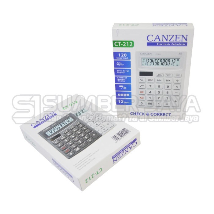 

KALKULATOR CANZEN CT-212 Electronic Calculator Canzen CT 212 mirip citizen