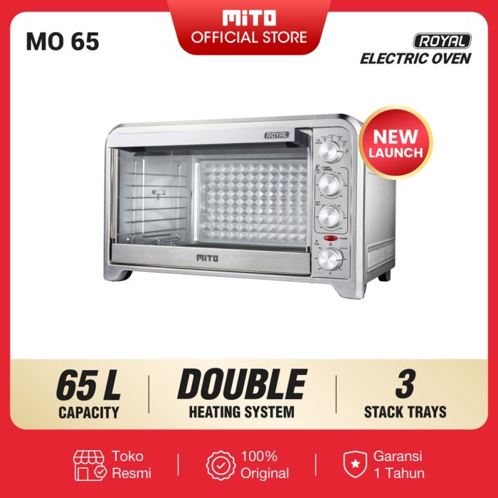 Ready stock] MITO OVEN MO 65 / OVEN LISTRIK AIR FRYER BESAR 65 LITER