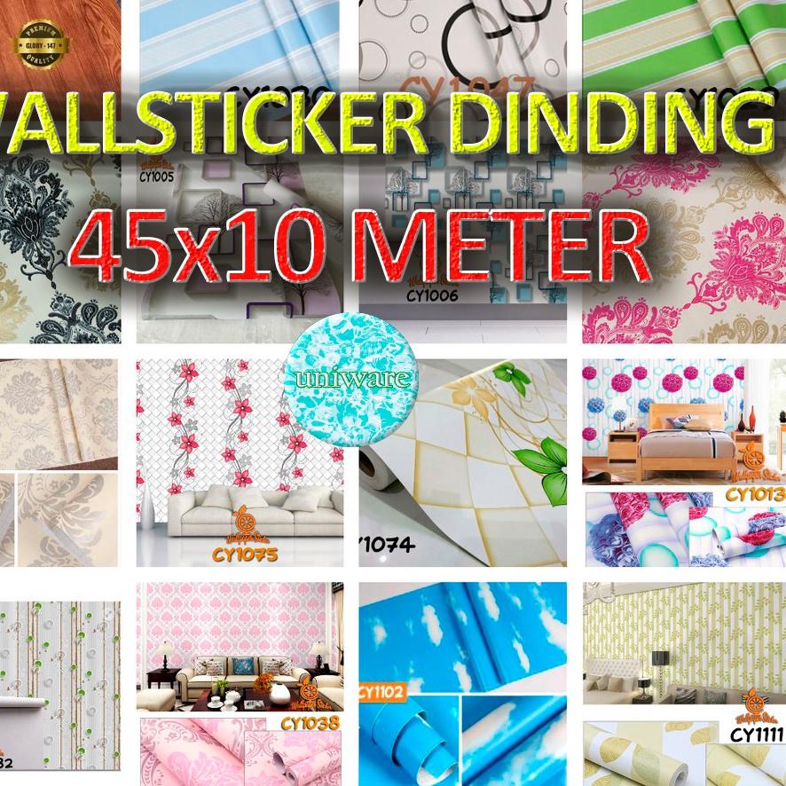 Depan Uniware | Wallpaper Dinding Kamar Tidur Elegan 45x10 Meter Promo Murah Free Bubble Stiker Dinding Kamar Mandi Keren Elegan Terlaris