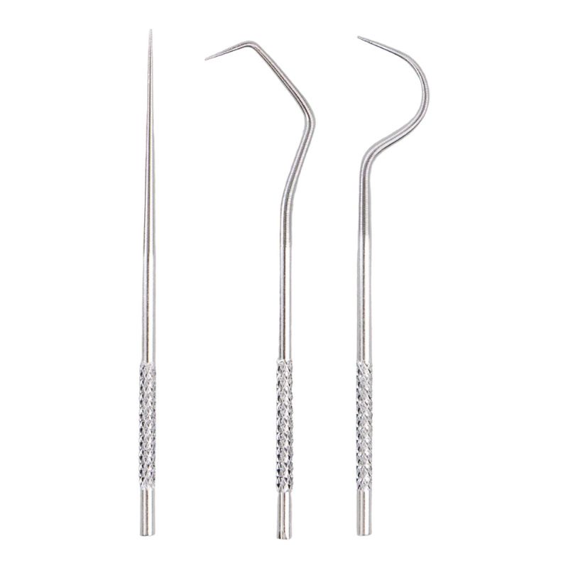 TERMURAH Biutte.co Tusuk Gigi Stainless Steel Toothpick Set Metal Flossing Tool