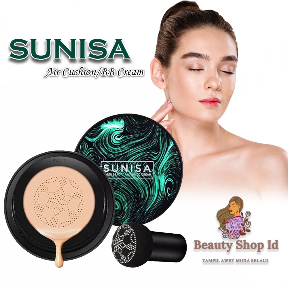 Beauty Jaya - Sunisa Bedak Cushion Waterproof 20g BB Cream Penutup Pori - Pori