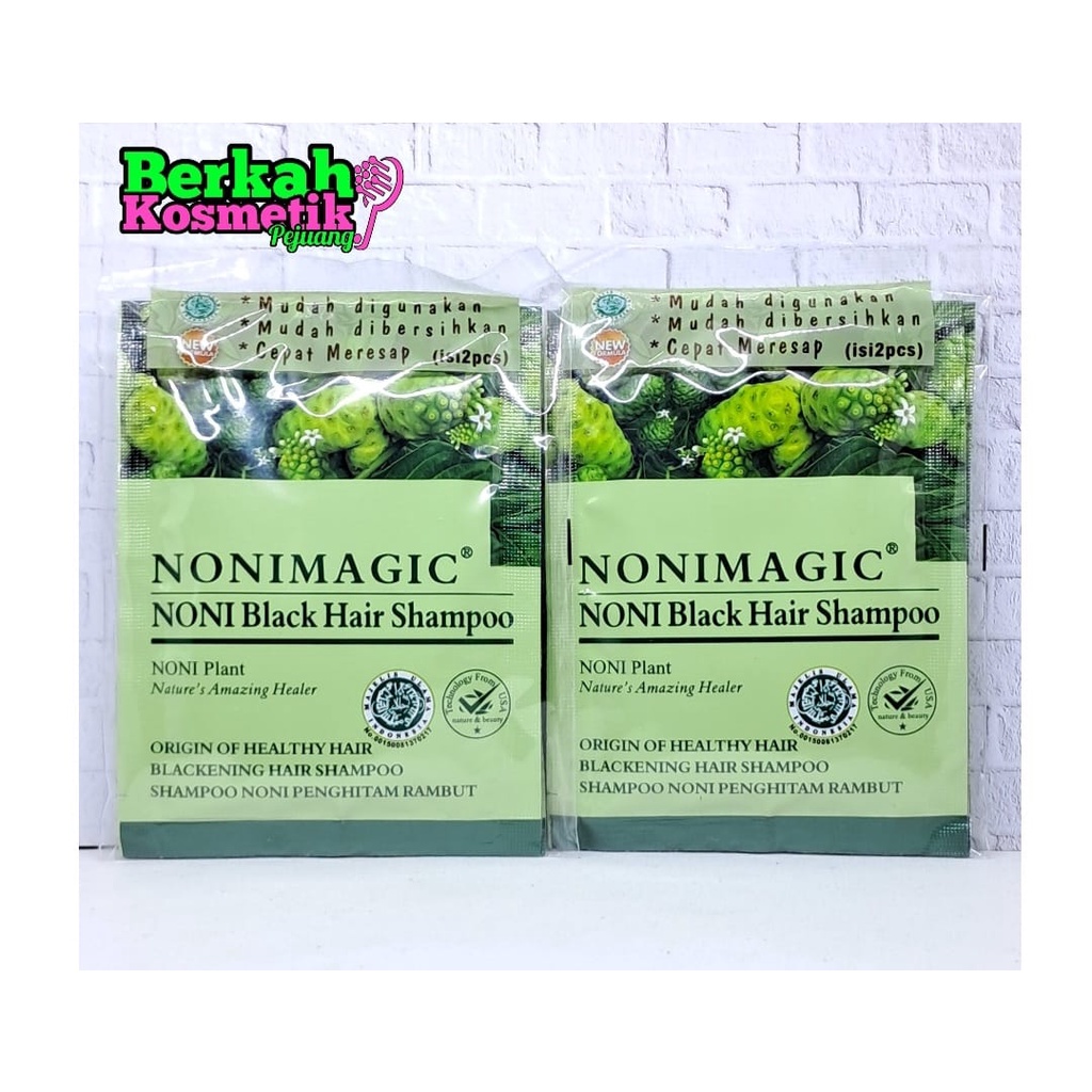 Noni Magic Black Hair Shampoo BSY Noni Black Original BPOM
