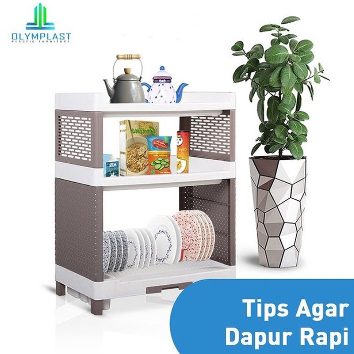 Rak Rak Piring Susun Olymplast Rsok 3 Tier