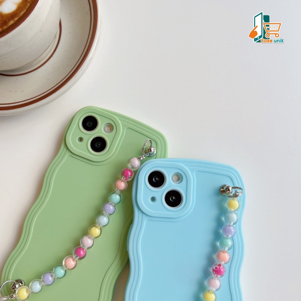 GC02 SOFTCASE GELOMBANG RANTAI MANIK FOR OPPO A71 A83 F1S A59 F5 F7 A74 A95 A76 A36 A96 RENO 4F 5 5F 6 7 8 7Z 8Z 5G CS5229