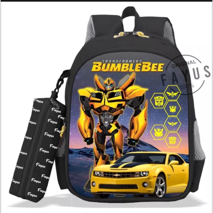 Tas Anak Bumble Bee Tas Ransel Anak Laki-laki Tas sekolah TK SD bisa COD