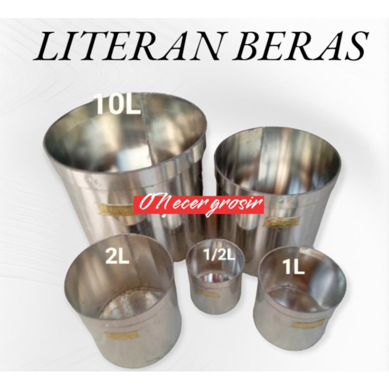 LITERAN BERAS TAKARAN BERAS ALAT UKUR BERAS