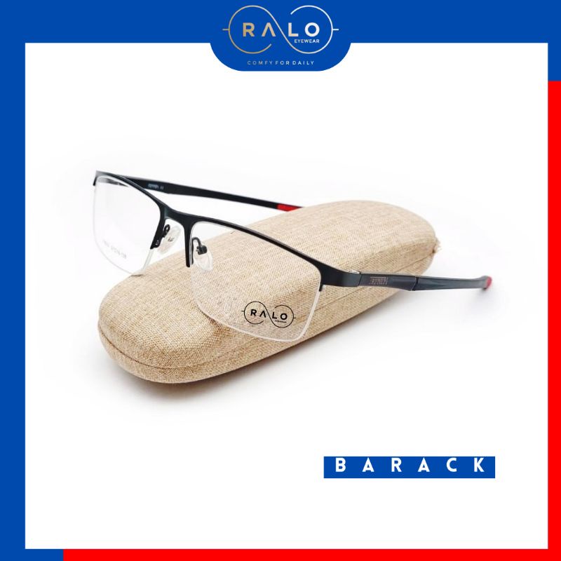 Kacamata BARRACK frameless sporty pria - 8514