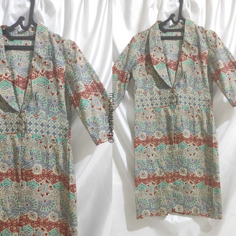 Blazer Batik / Tunik Blazer / Women's Top Outer Tunik Blazer Top Batik / Tunik Blazer