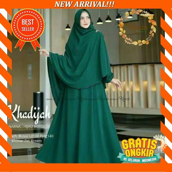 Baju Gamis Koko Hijab Khimar Couple Ayah Ibu Dan Anak Sarimbit Keluarga Muslim Baju Lebaran Keluarga