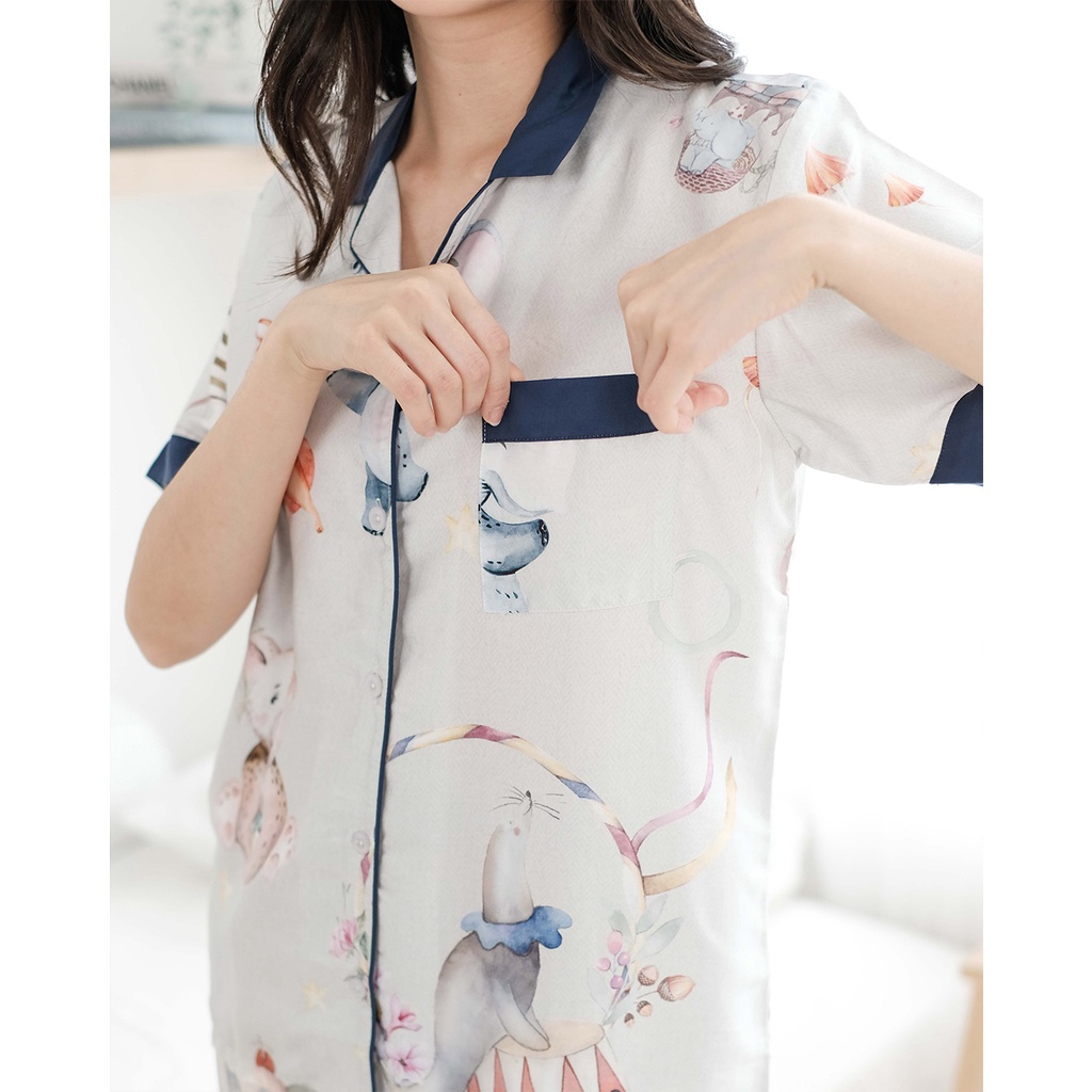 Cielyn - Shanon Organic Silk Piyama Wanita Dewasa Set