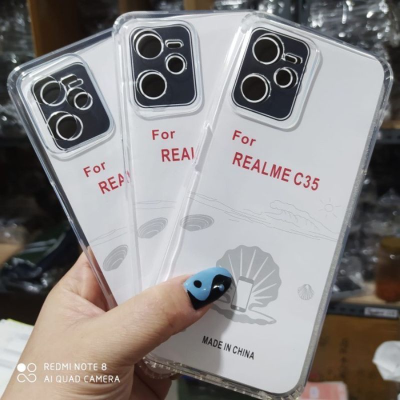 Case Clear softcase bening Realme C35 terbaru