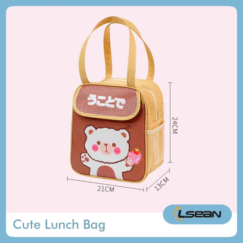 Tas Thermal Travel Bekal Makan Mini Lunch Bag Cute Korea