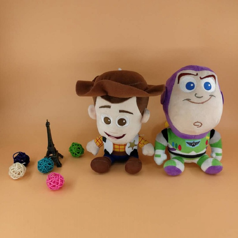 Mainan Disney Story3 Woody Buzz Lightyear Plush Toys Boneka Lembut Untuk Hadiah Anak