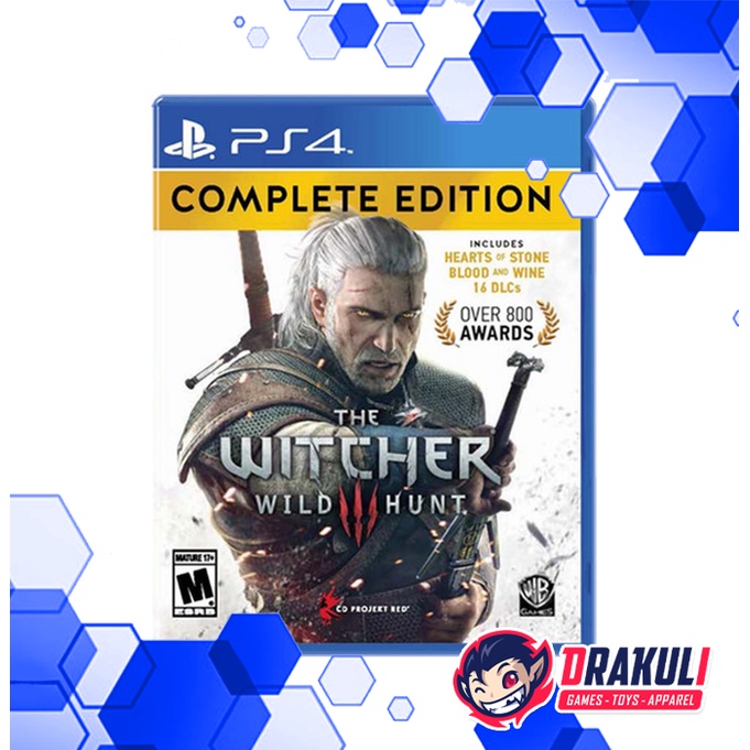 PS4 The Witcher 3 Complete Edition (R1/USA/English)