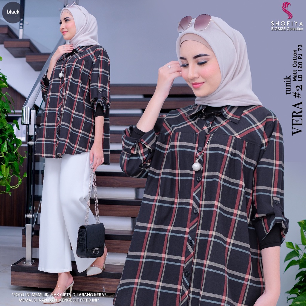 [BUSUI] VERA TUNIK ATASAN JUMBO WANITA ORI BY SHOFIYA || TUNIK BIG SIZE PESTA PREMIUM