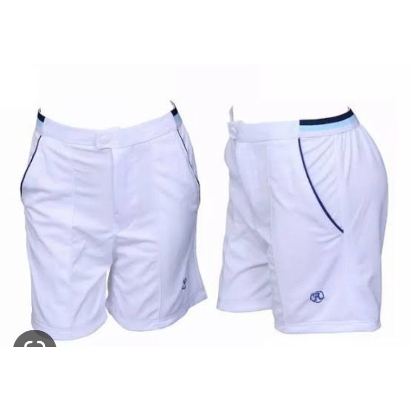 Celana Olahraga & lari-lari Pendek putih polos - Celana Tes Masuk Akademi TNI/POLRI & Badminton/Rena