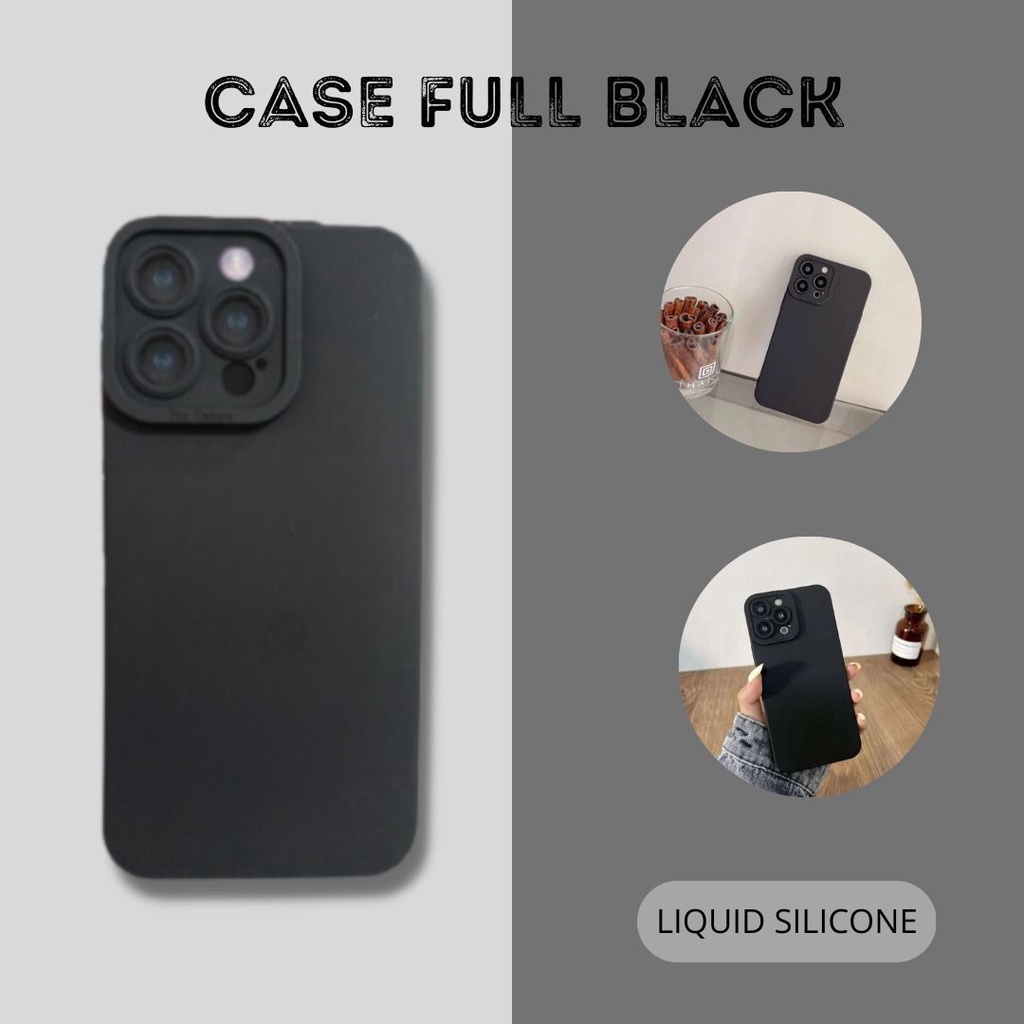 IPH XS - XS MAX - IPH 11 - IPH 11 PRO - IPH 11 PRO MAX CASE FULL BLACK (BINTANG ACC )