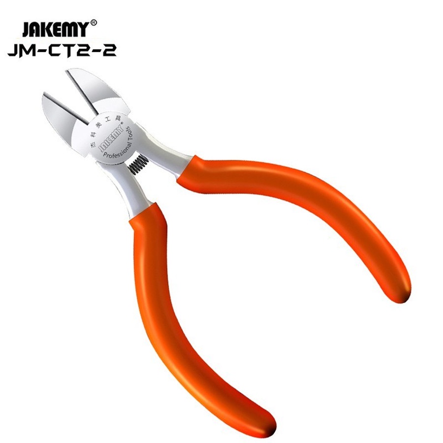 Nickel plated mini pliers tool Jakemy diagonal 5&quot; wire cutter jm-ct2-2 - Tang potong 5 inch