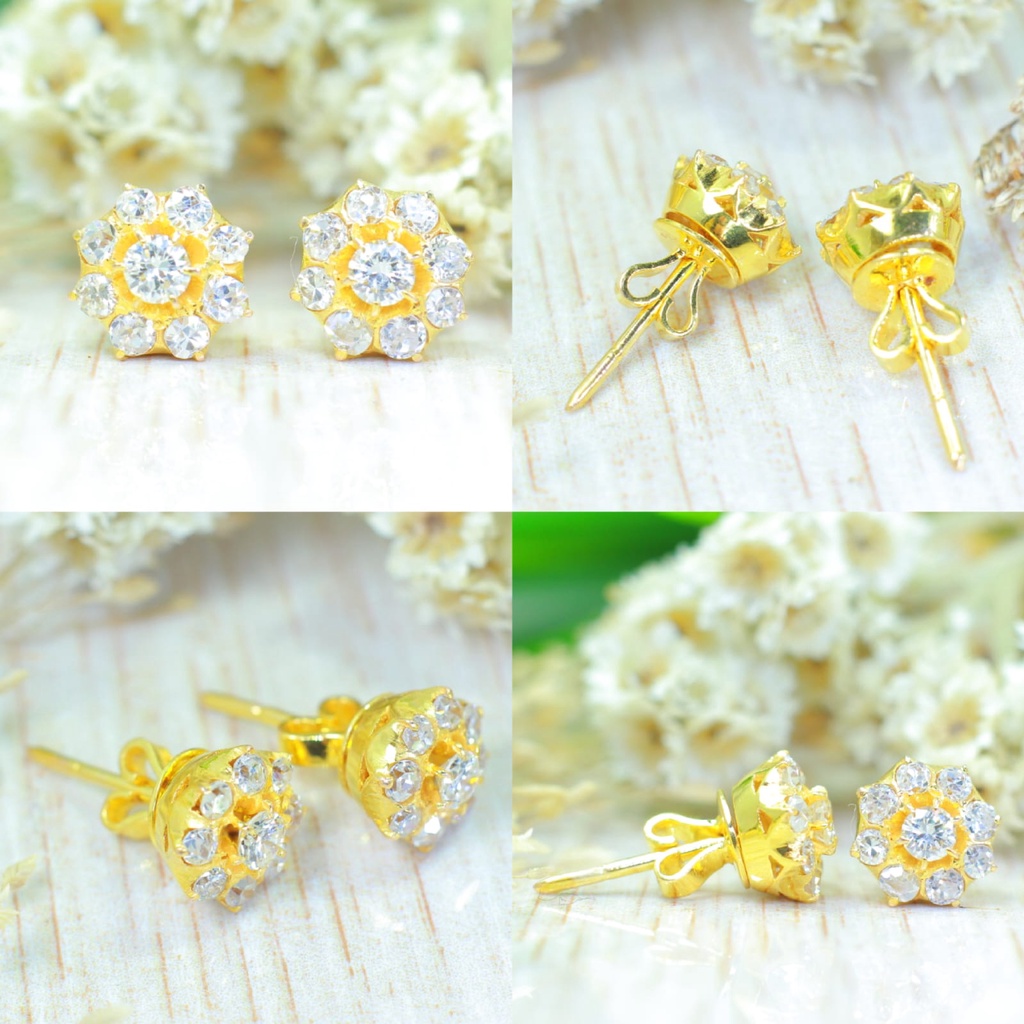 Anting Giwang Emas berlian