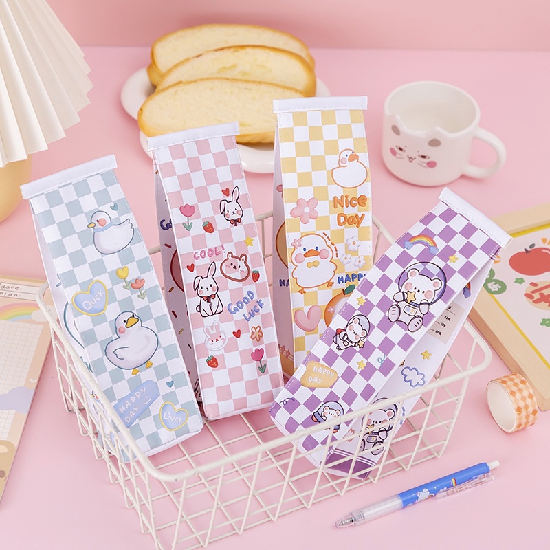 

[Petillante] Kotak pensil susu / tempat pencil / stationery / pencil case