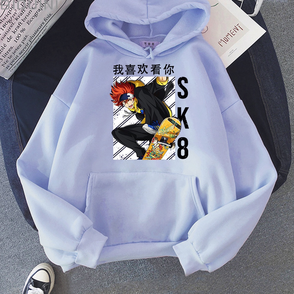 Jumper Hoodie SK8 Anime II  Sweater Hoodie Trendy II Sweter Oblong Topi Size M - XL ( Pria &amp; Wanita / Anak &amp; Dewasa )