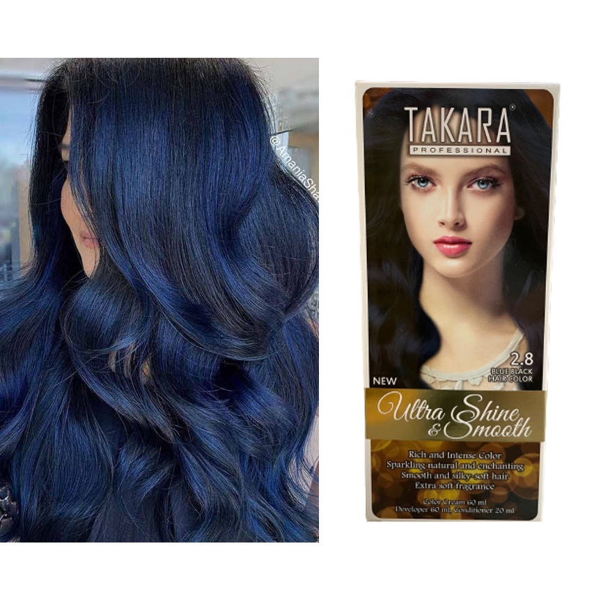 Takara Professional Ultra Shine &amp; Smooth 2.8 Blue Black Hair Color