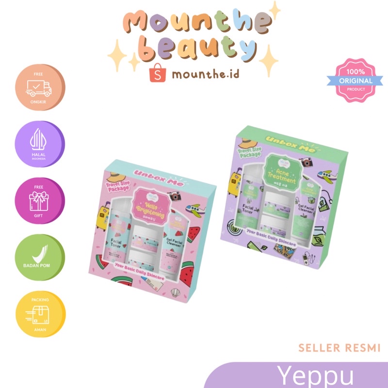 ✨BPOM ✅ SKINCARE YEPPU-YEPPU BY KIYOWO FULL SIZE & TRAVEL SIZE SET YEPPU YEPPU BY KIYOWO PAKET PERAW