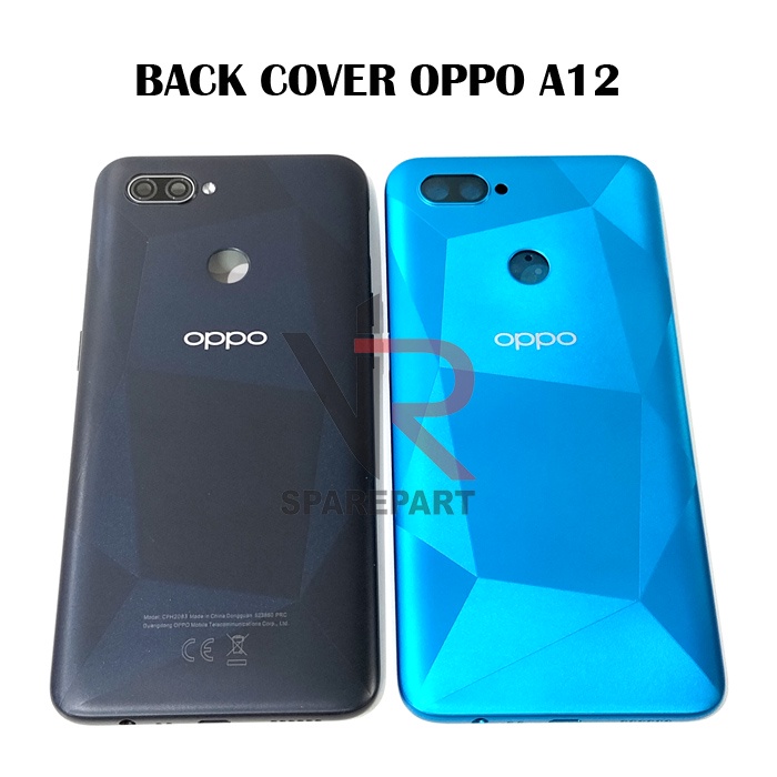 BACK COVER OPPO A12 BACK DOOR / TUTUP BELAKANG