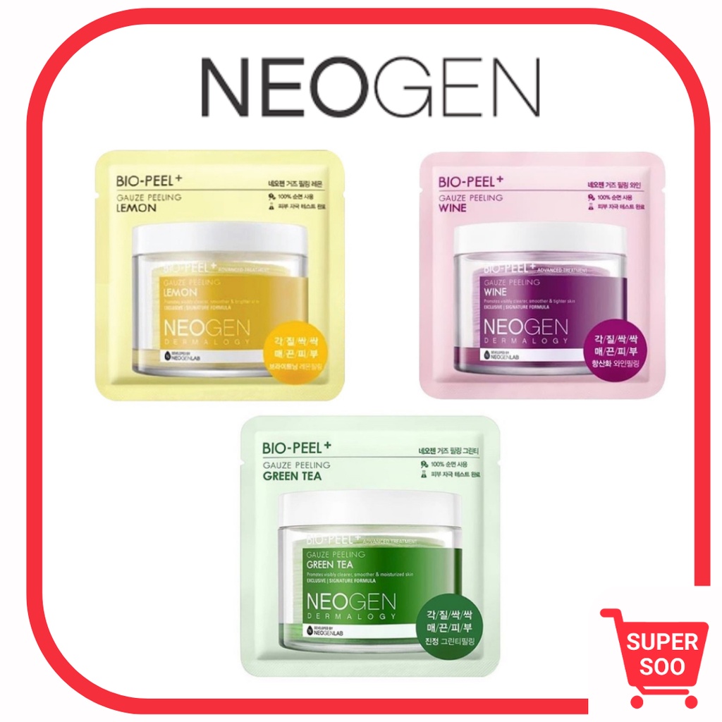 Neogen Dermalogy Bio Peel Gauze Peeling Pad Lemon / Wine / Green Tea Sachet