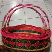 keranjang rotan/parcel/hantaran lamaran/baki lamaran halusan