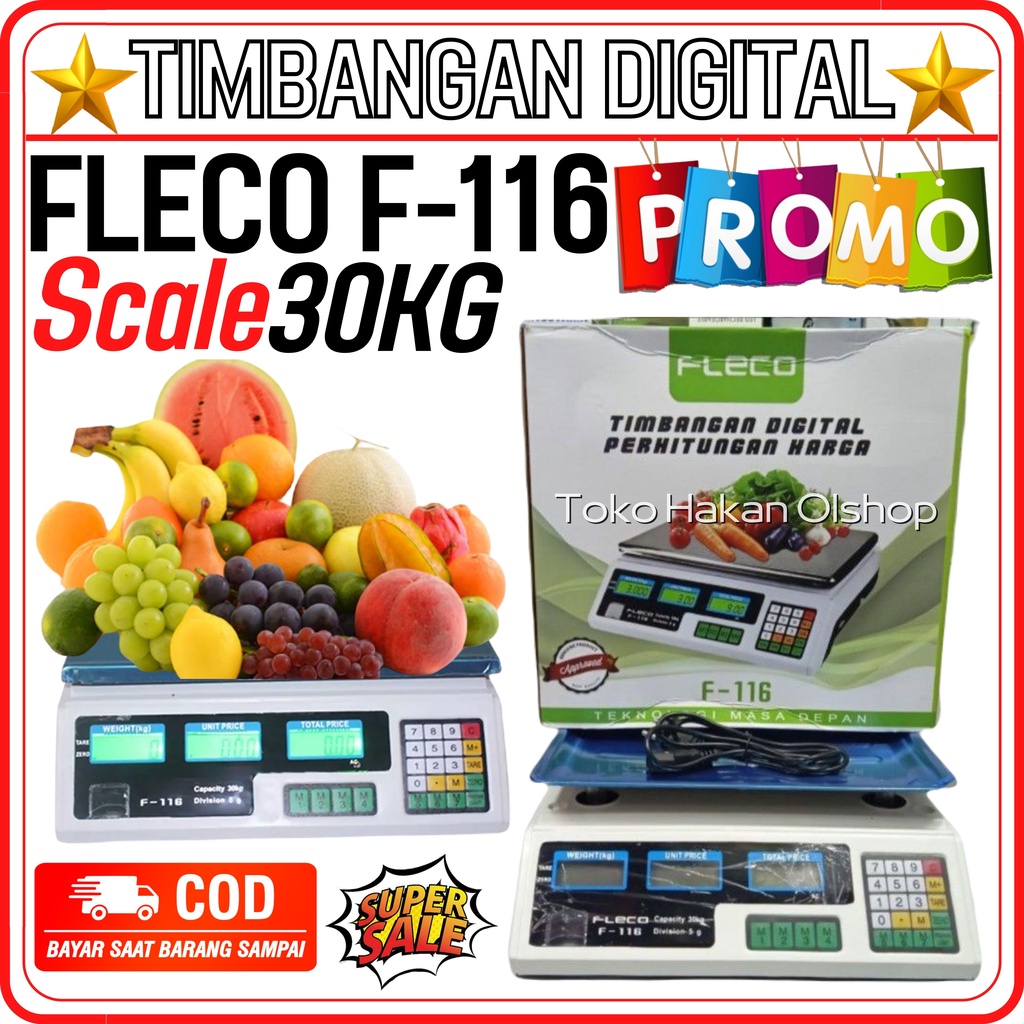 Jual Digital Computing Scale Kg Double Display Timbangan Buah Kg