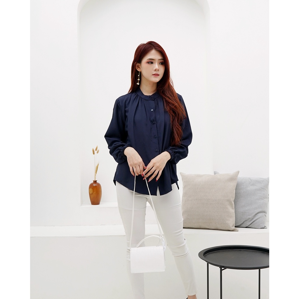 Kemeja Tunik ANITA Fashion Polos Terkini Shakila