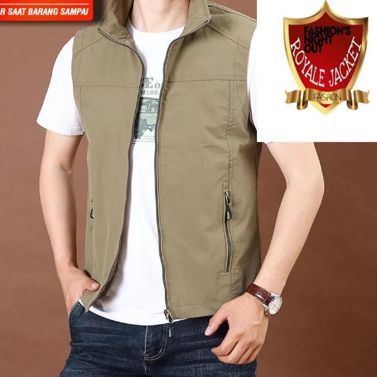 Rompi pria/ Rompi keren / Vest Pria / Rompi Lapangan/ Rompi jeep / Rompi Multifungsi / Rompi outdoor