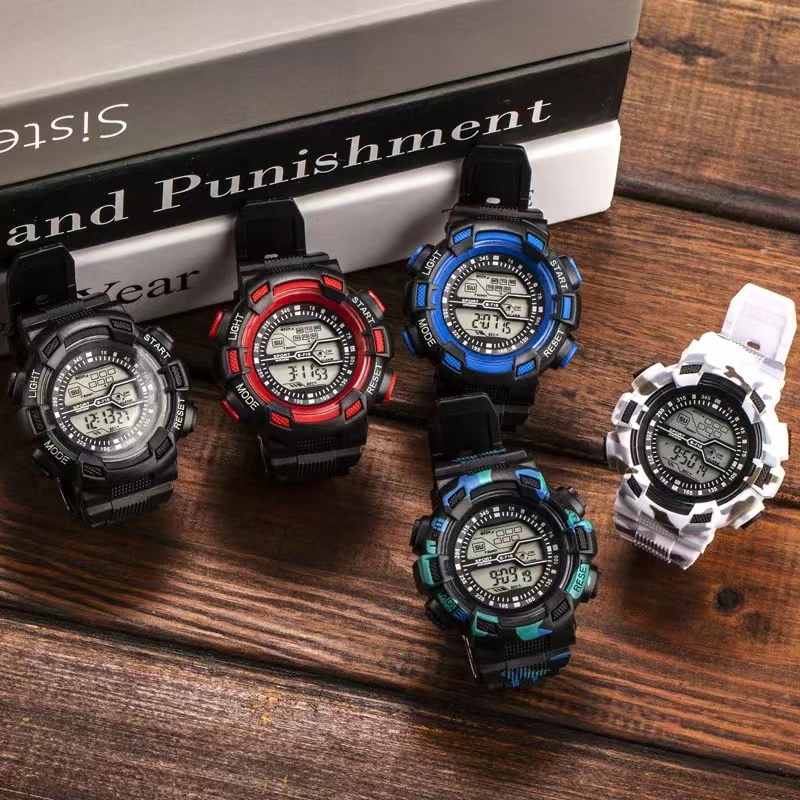 [COD] Jam Tangan Pria Terbaru Digital Sport Rubber Fashion Watch Men Murah