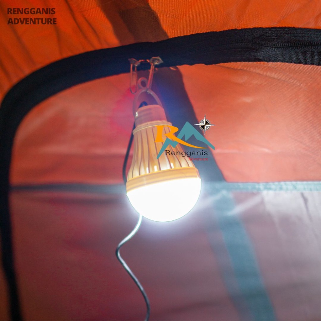 Lampu Bohlam USB LED 8 WATT Mitsuyama Penerangan Camping Outdoor Emergency