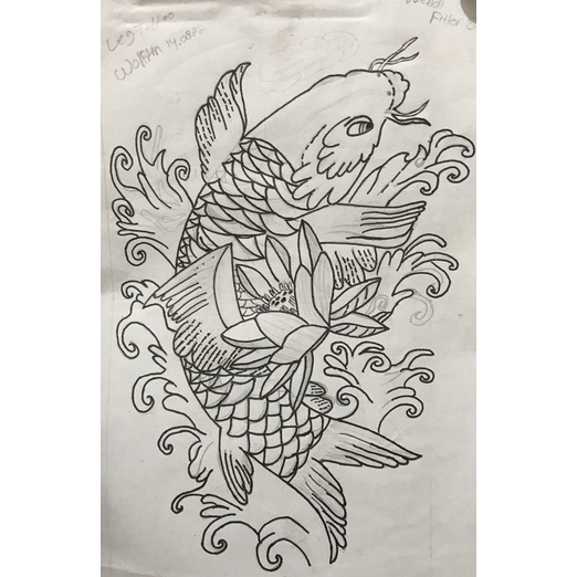 Tato Ikan koi