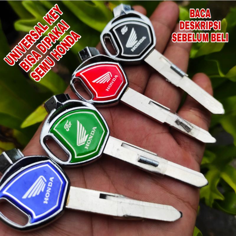 Kunci variasi full crome beat Vario 110 125 150 Scoopy spacy bahan kunci duplikat